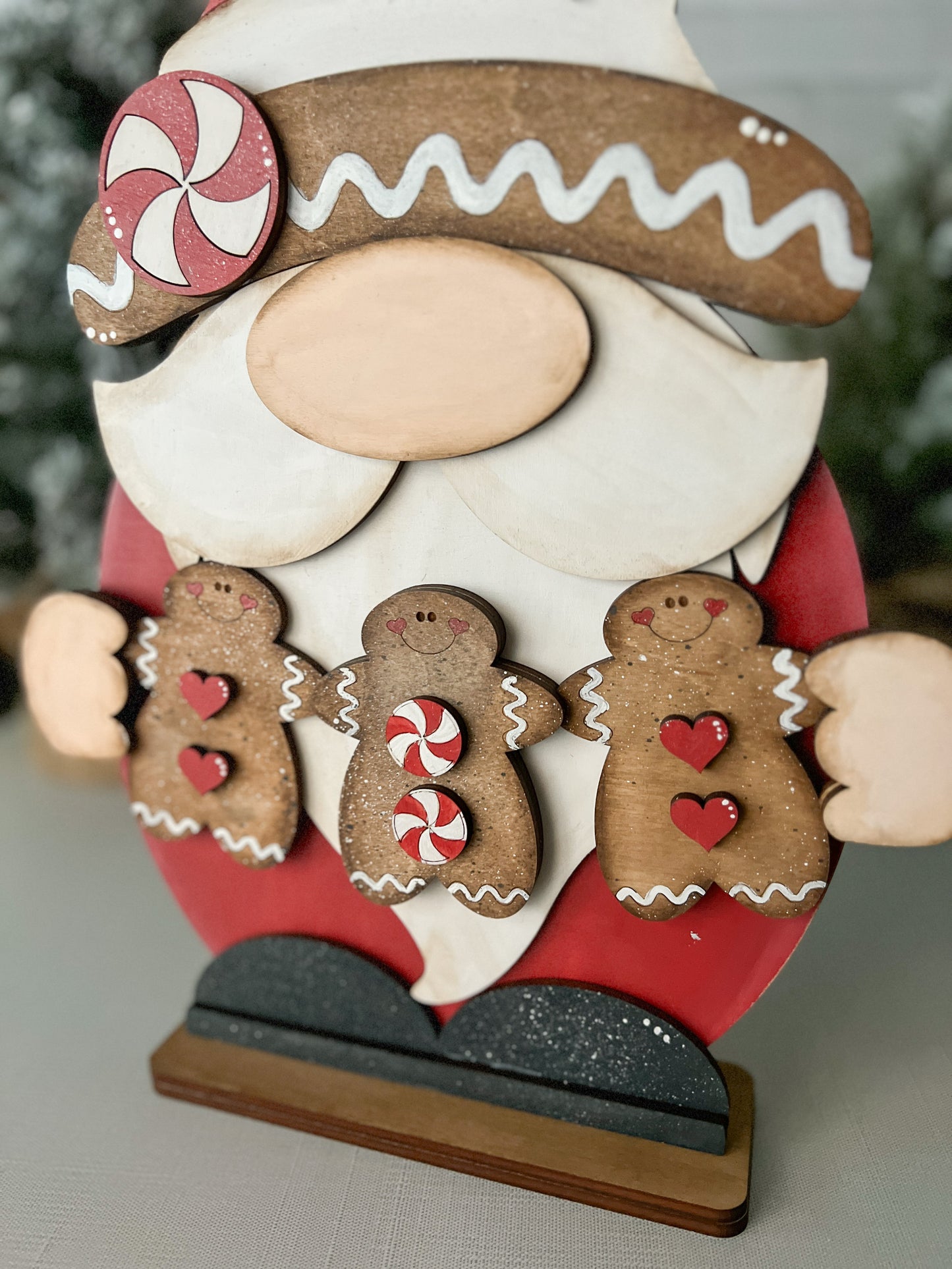 Gingerbread Gnome - DIY Kit - Wood Blank Only - NO paints included