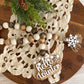 Hello Winter Wood Bead Garland