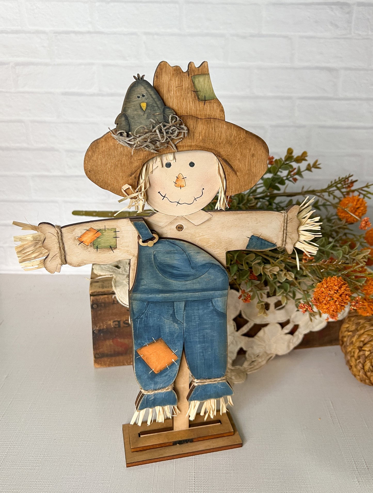 Fall scarecrows