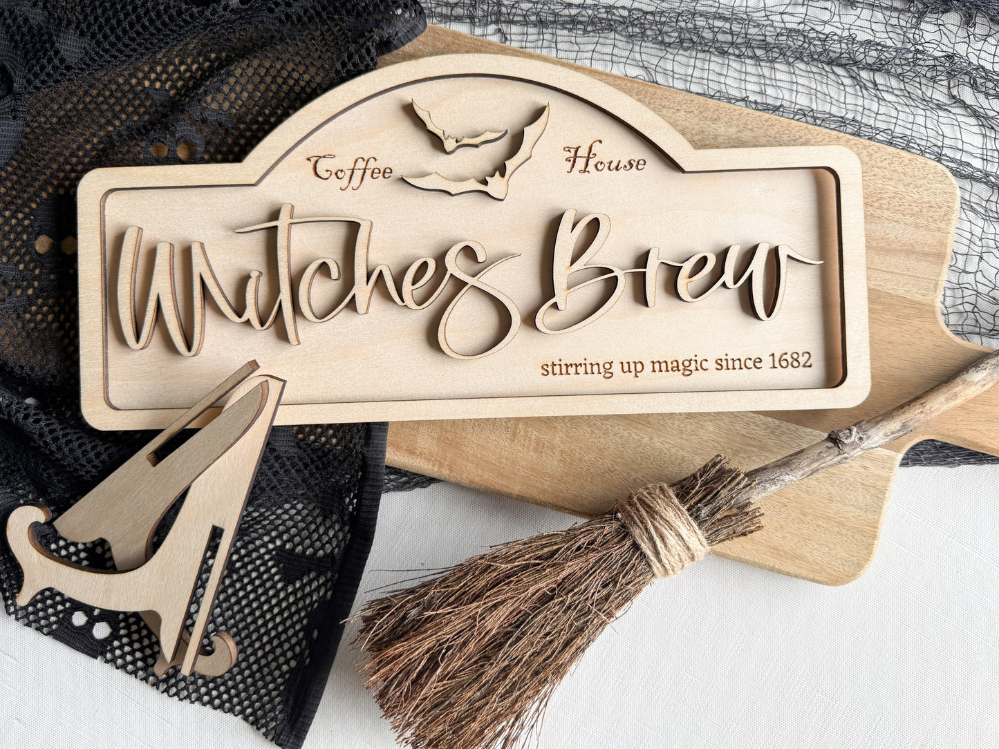 Witches Brew Coffee House 3D - DIY HOME KIT - NO PAINTS INCLUDED