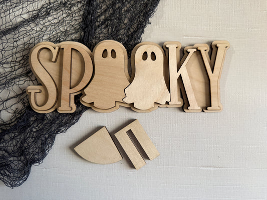 SPOOKY 3D Shelf Sitter - DIY HOME KIT - NO PAINTS INCLUDED