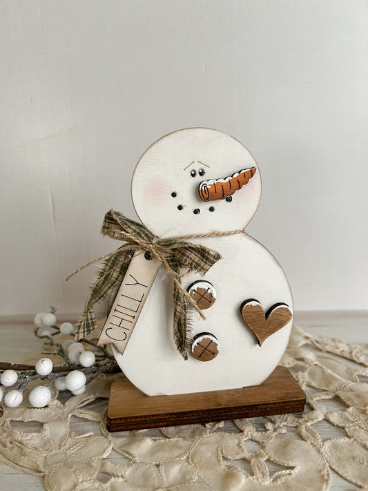 Frosty & Family Winter Snowmen 3D Shelf Sitters