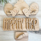Easter Bunny Butt - ADD ON for interchangeable Rustic Truck - DIY HOME KIT - NO PAINTS