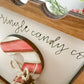 *OOPSIE* Kringle Co. Candy Cane 3D postage stamp wood sign