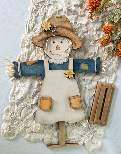 Fall scarecrows