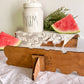 Watermelon SUMMER word 3D wood sign