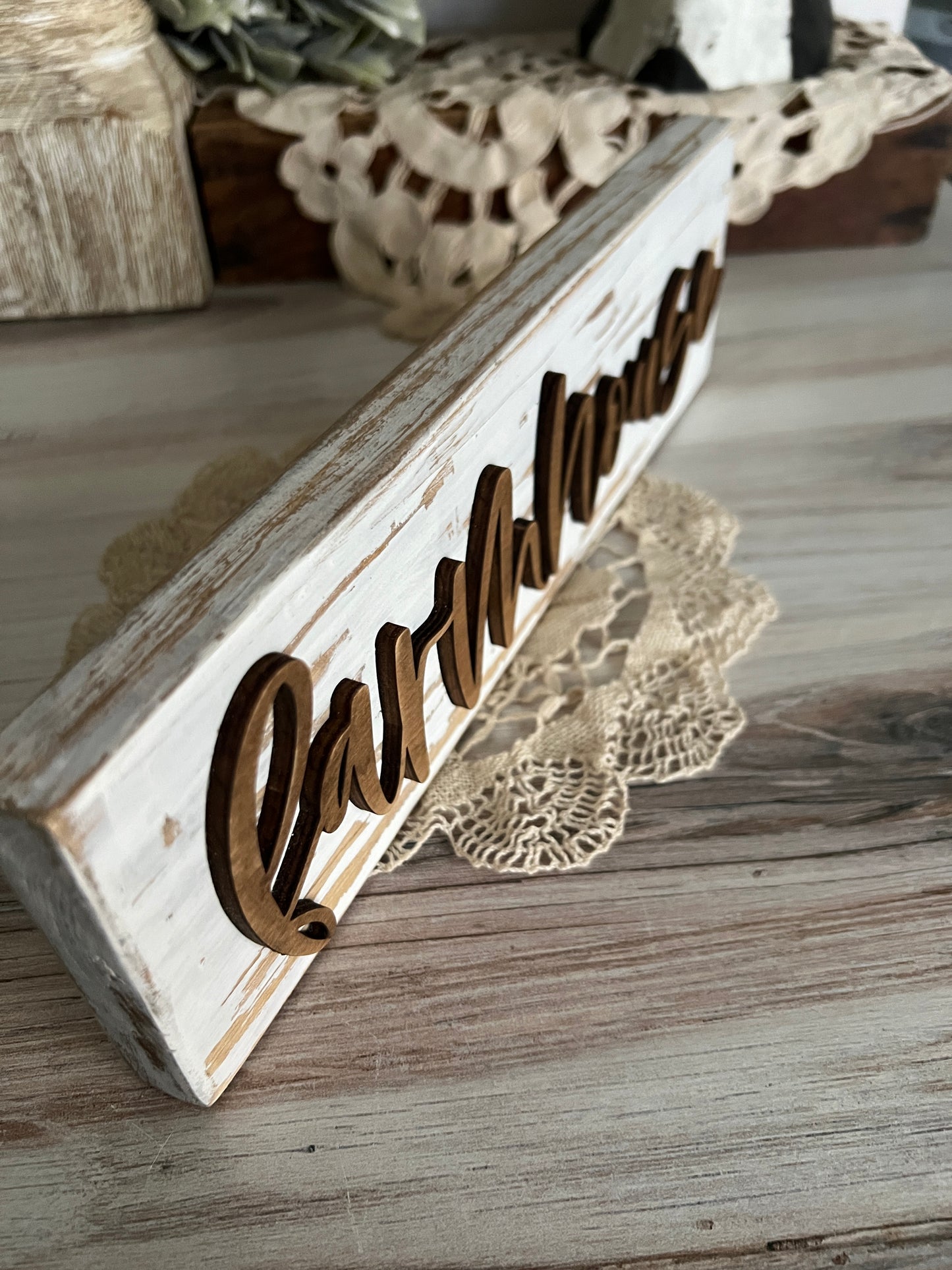 Distressed FARMHOUSE 3D Sign