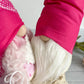 Pink Valentine's Day Couple Fabric Gnomes