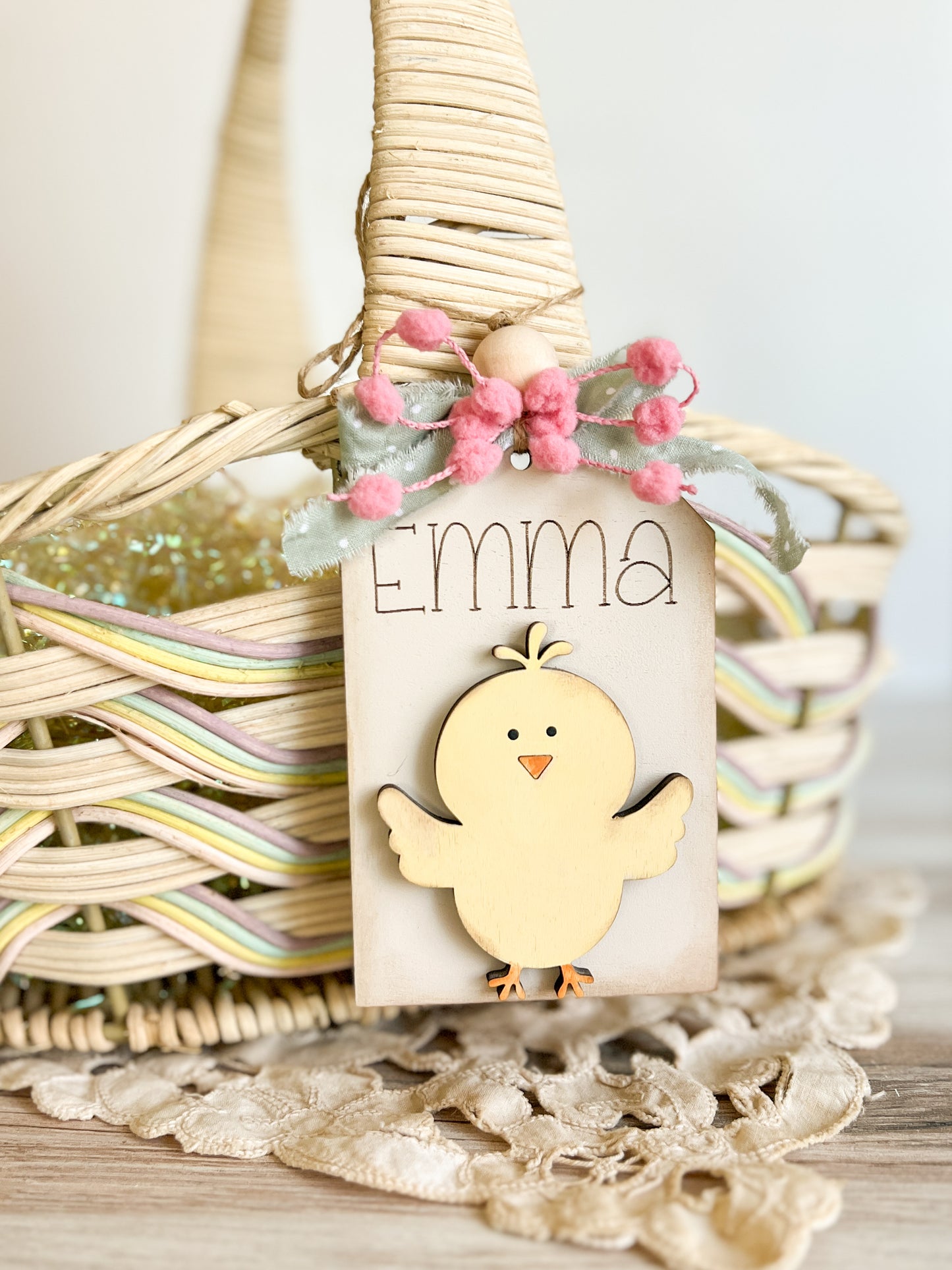 Personalized Easter Basket Tags - FINISHED PRODUCT