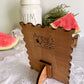 Sweet Summertime Watermelon Postage Stamp 3D Wood Sign