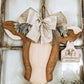 Farmhouse Cow Door Hanger  DIY Home Kit - WOOD BLANK ONLY - NO PAINT/GLUE INCLUDED