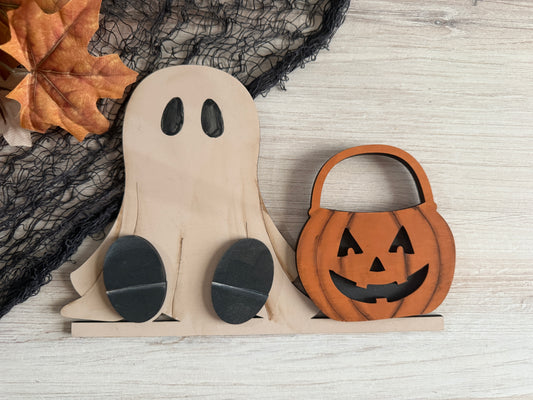 Halloween - Just here for the BOO Truck - - ADD ON for interchangeable Truck/Basket - FINISHED PRODUCT