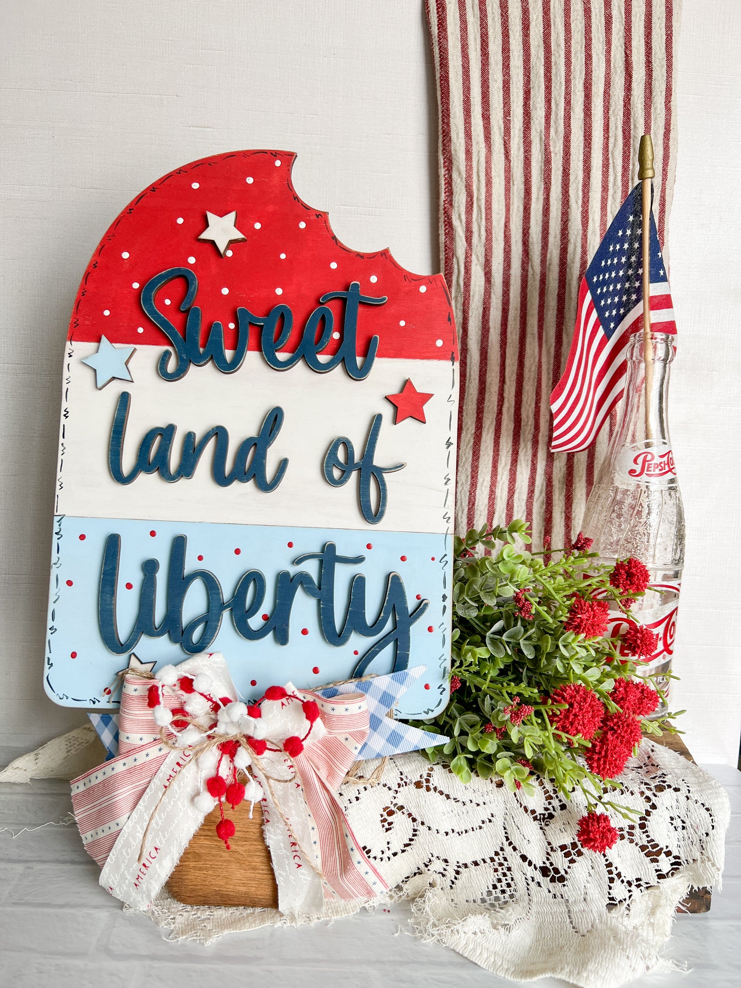 Patriotic Popsicle - DIY HOME KIT - NO PAINT INCLUDED