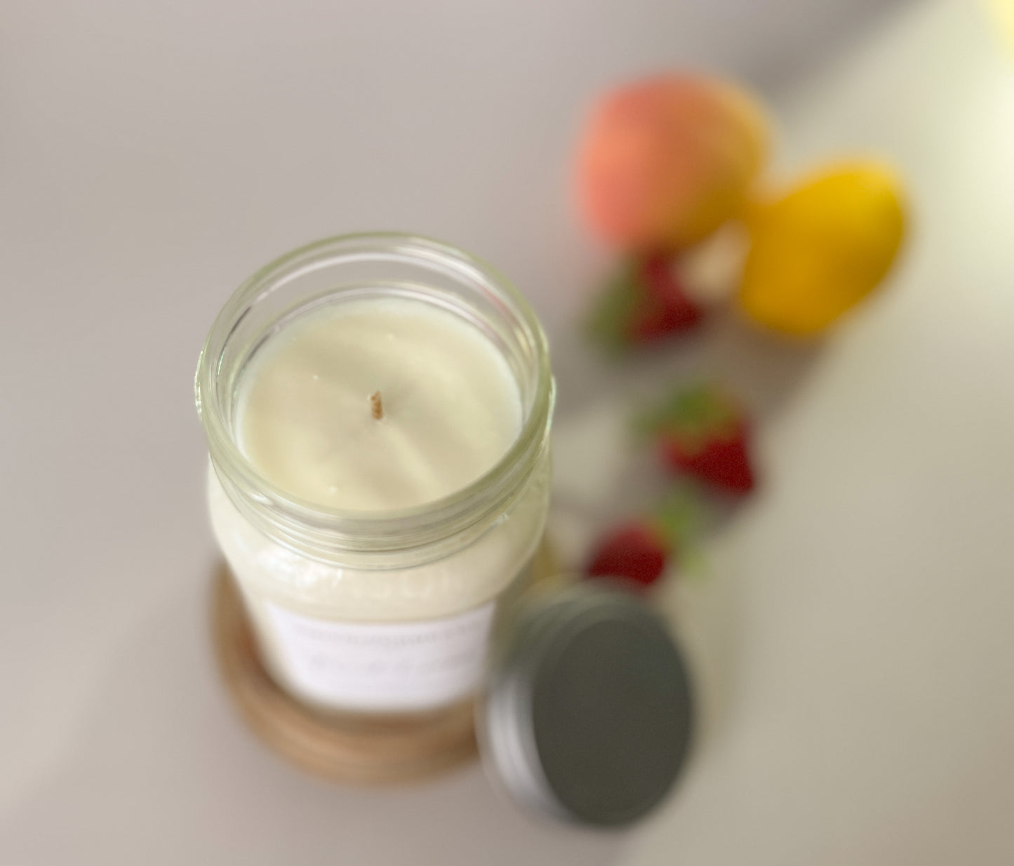 Fruit Loop Mason Jar Soy Candle 16oz