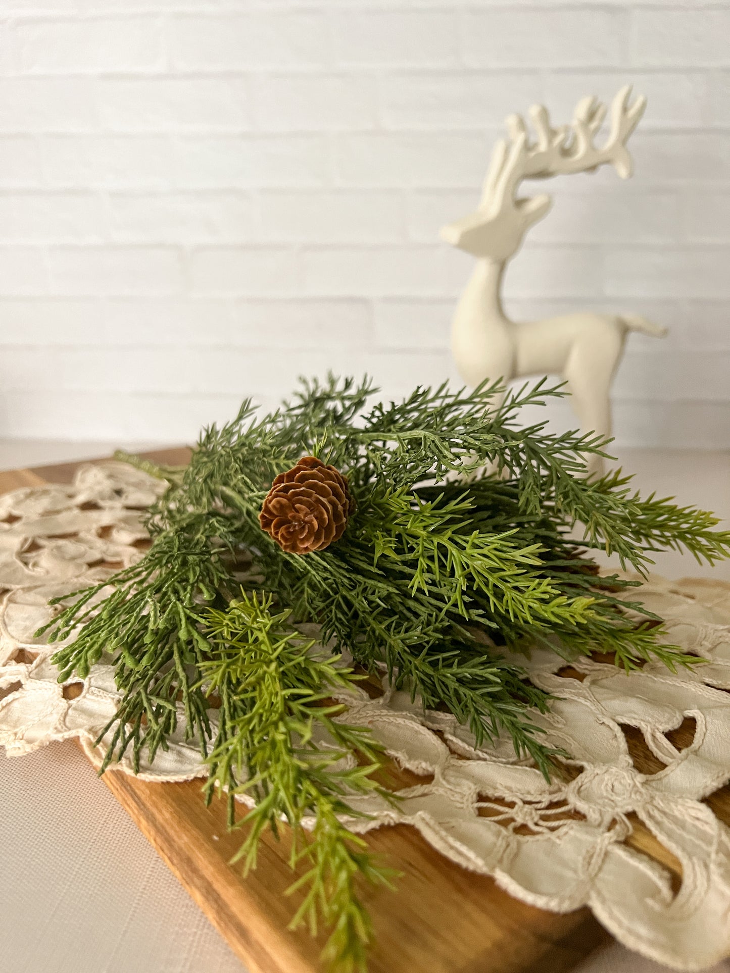 Christmas Cedar greenery pick