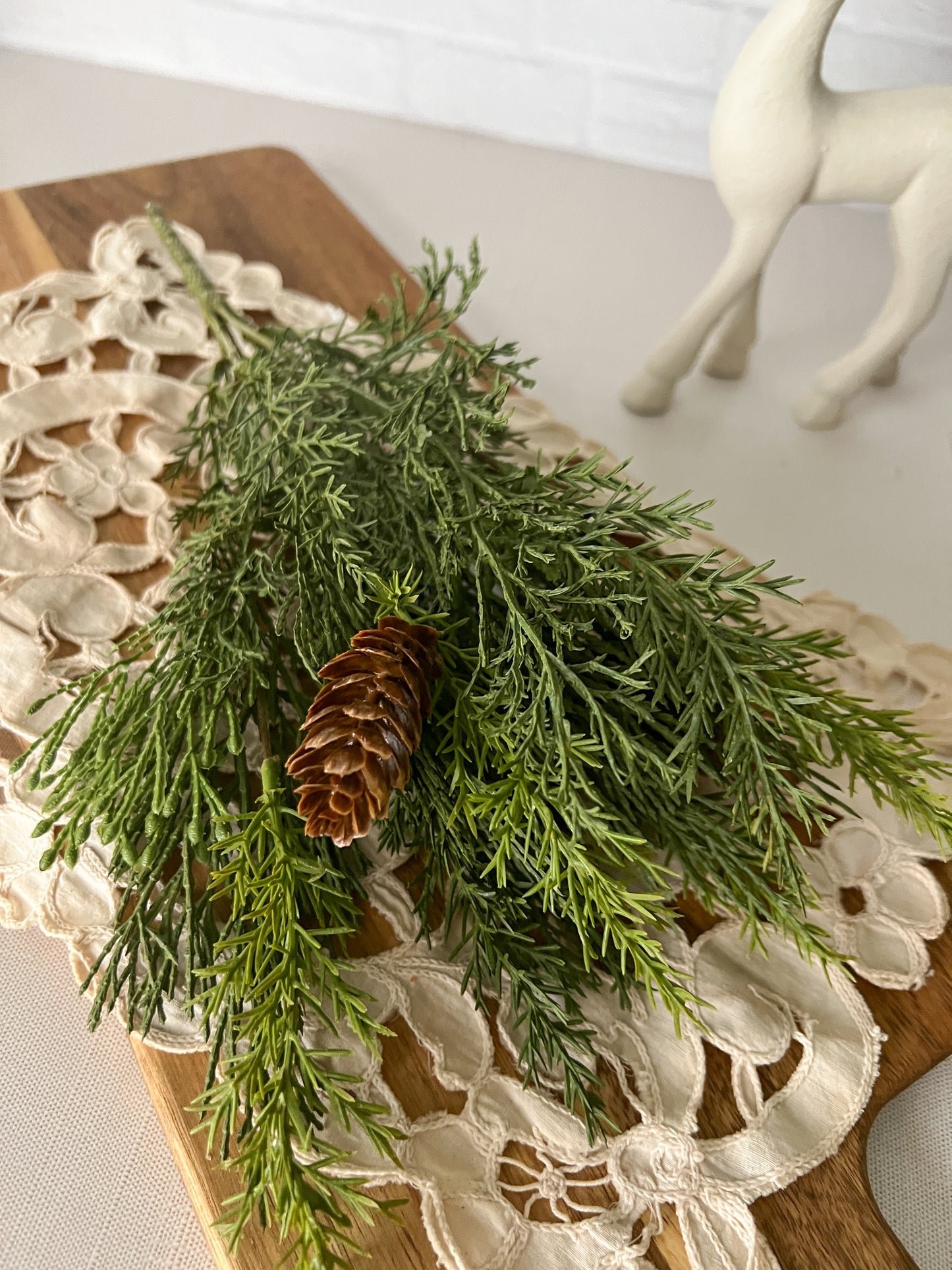 Christmas Cedar greenery pick