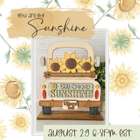 Tues. August 29 6-8pm - You are my Sunshine - Paint and Snack - The Avenue West