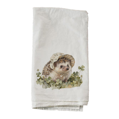 Hedgehog In Clovers Towel