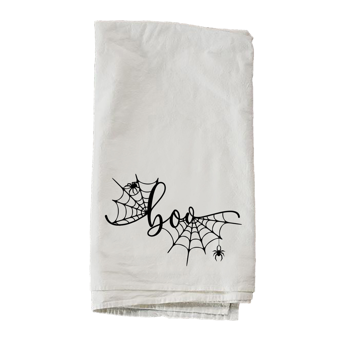 Spider Web Boo Towel