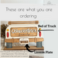 Rustic Personalized Interchangeable Truck Door Hanger - FINISHED PRODUCT