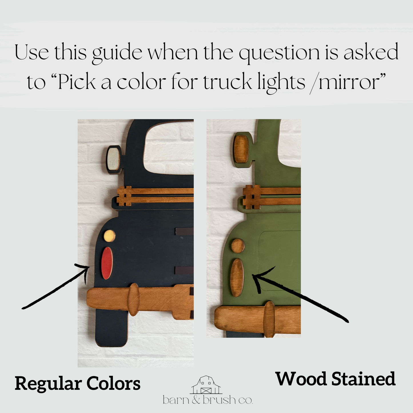 Rustic Interchangeable Truck - FINISHED PRODUCT