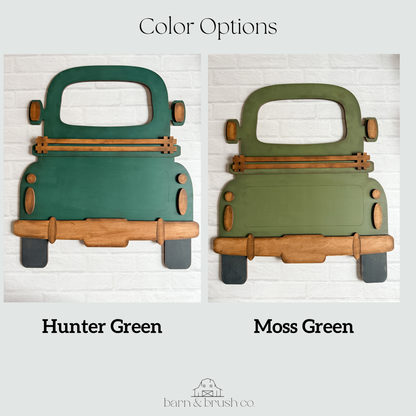 Personalized Truck Bed and establish Date ONLY - ADD ON TO Rustic Truck Only