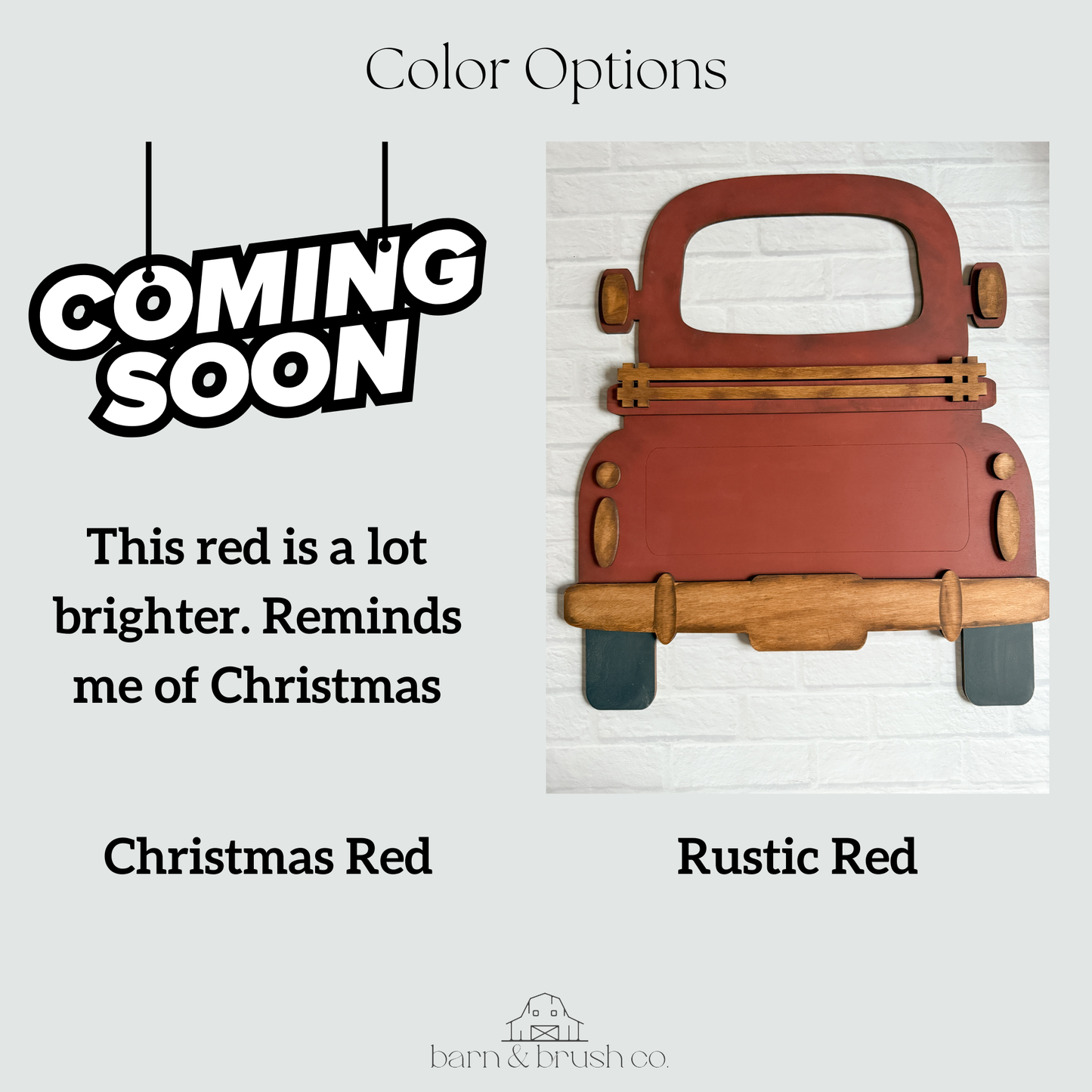 Rustic Interchangeable Truck - FINISHED PRODUCT