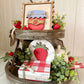 Strawberry Jam Vintage Postage Stamp 3D Wood Sign