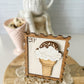 Ice cream postage stamp sign