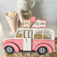 The Crusin' Creamery Ice Cream Truck Wood 3D Sign