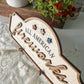 Fireworks neutral wooden 3D sign