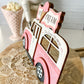 The Crusin' Creamery Ice Cream Truck Wood 3D Sign