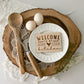 Natural Wood Kitchen Magnets - Welcome to my Mother Cluckin’ Kitchen