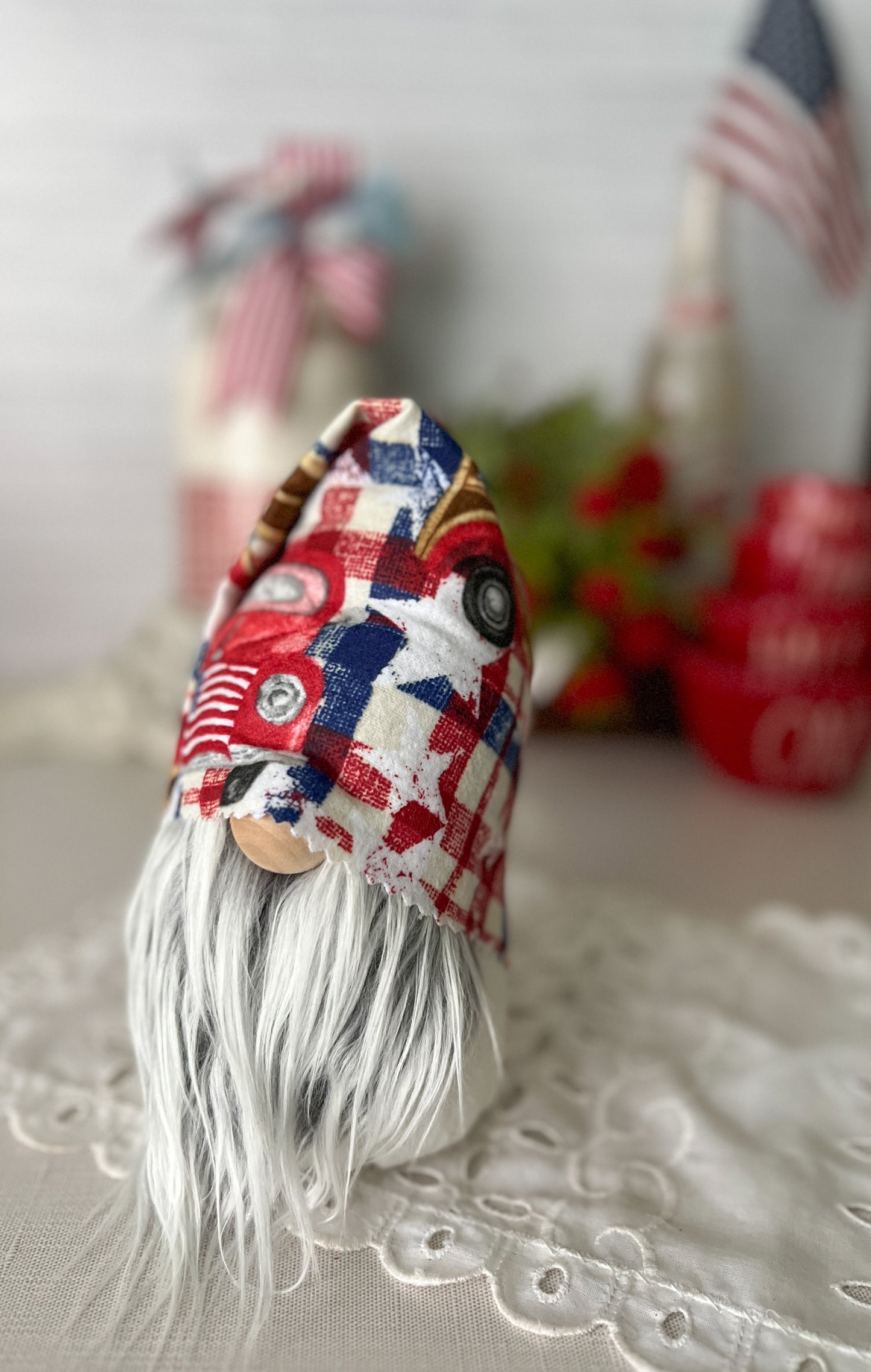 Patriotic- Red, White & Blue Gnomes