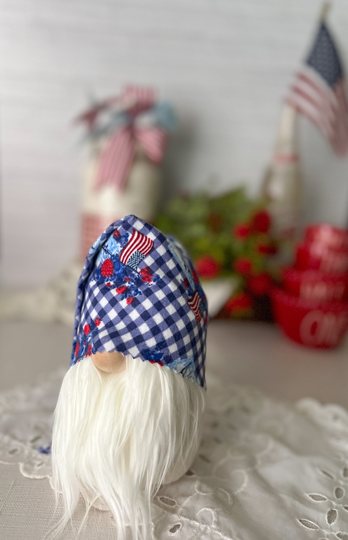 Patriotic- Red, White & Blue Gnomes