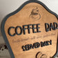 Coffee Bar 3D Sign with easel stand