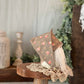 Coral Beige Floral Gnome