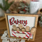 North Pole Christmas Gingerbread Bakery 3D wood sign