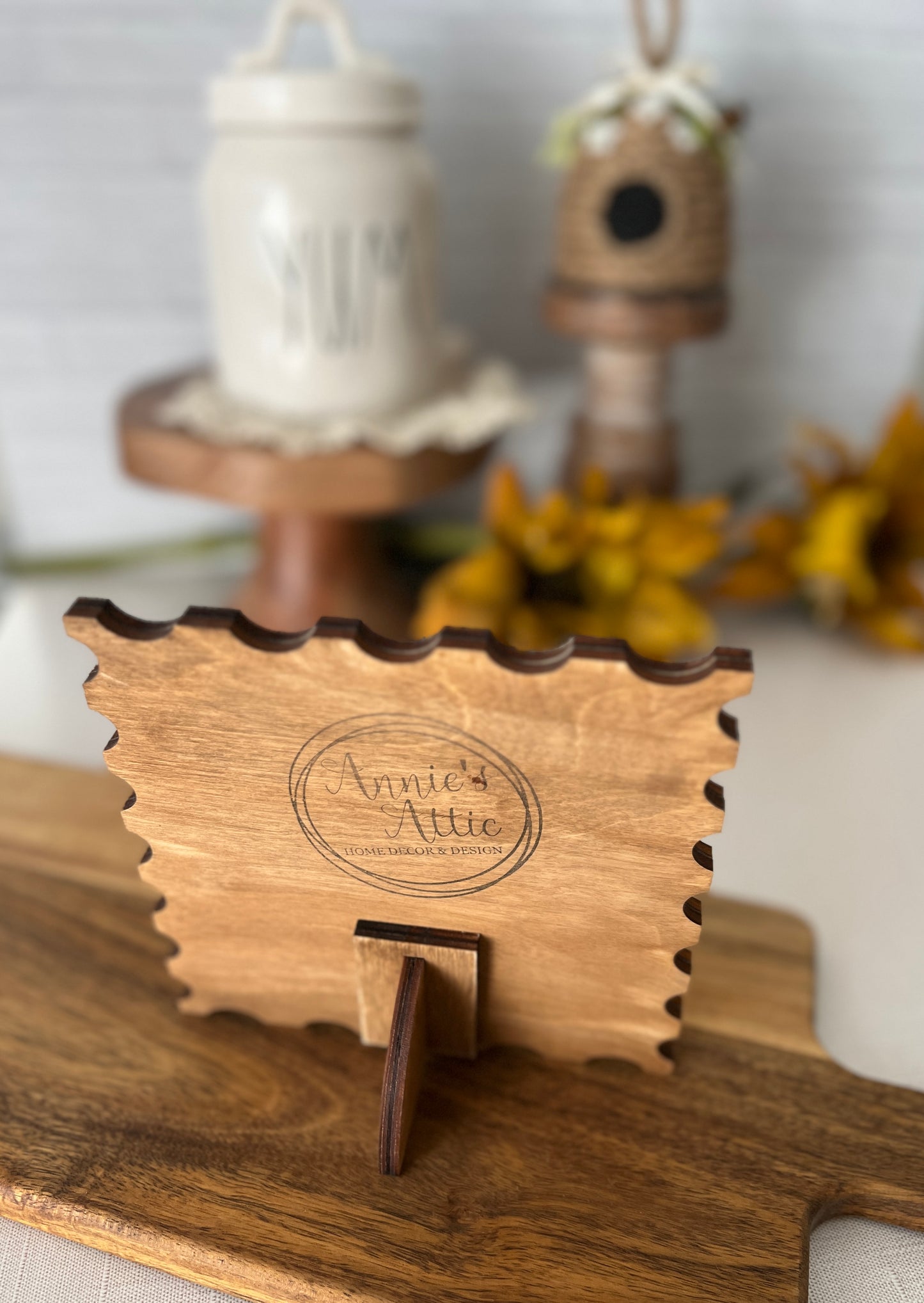 Honey Bee Keeper Stamp Wood 3D Sign