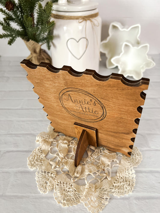 Coffee Bar Valentine’s Day 3D wood sign