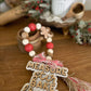 Gingerbread Christmas Bakery wood bead garland