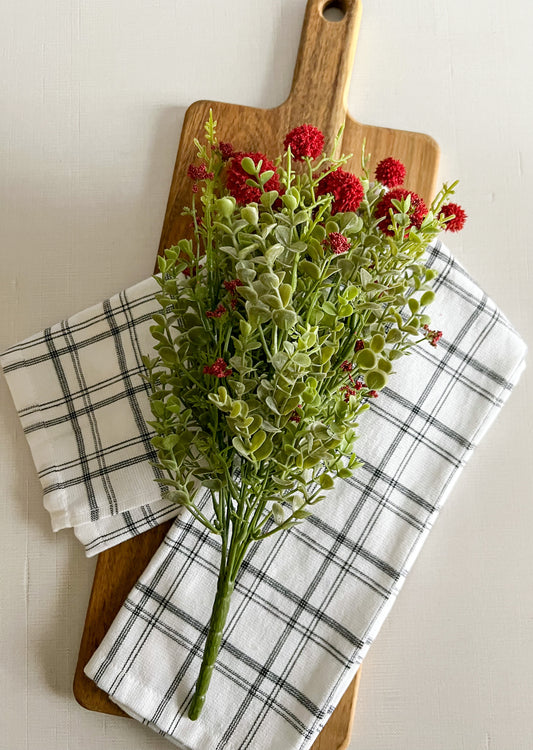 Red berry cluster garden pick