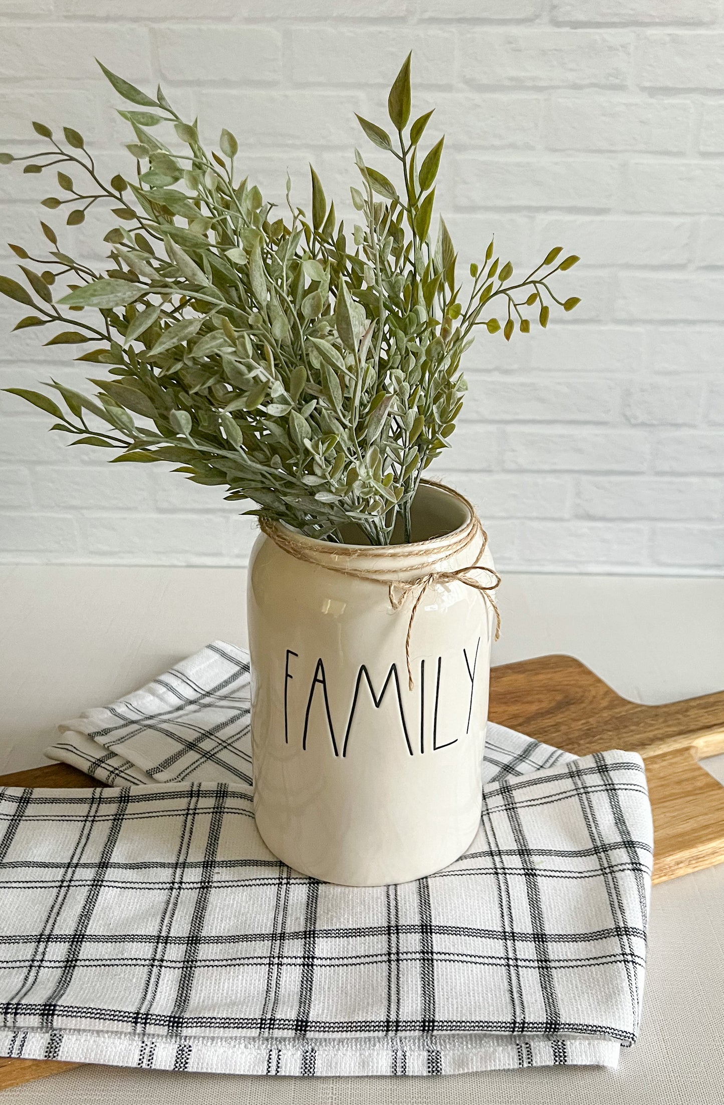 Wispy sage greenery pick