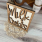 Santa’s Milk & Cookies 3D wood sign