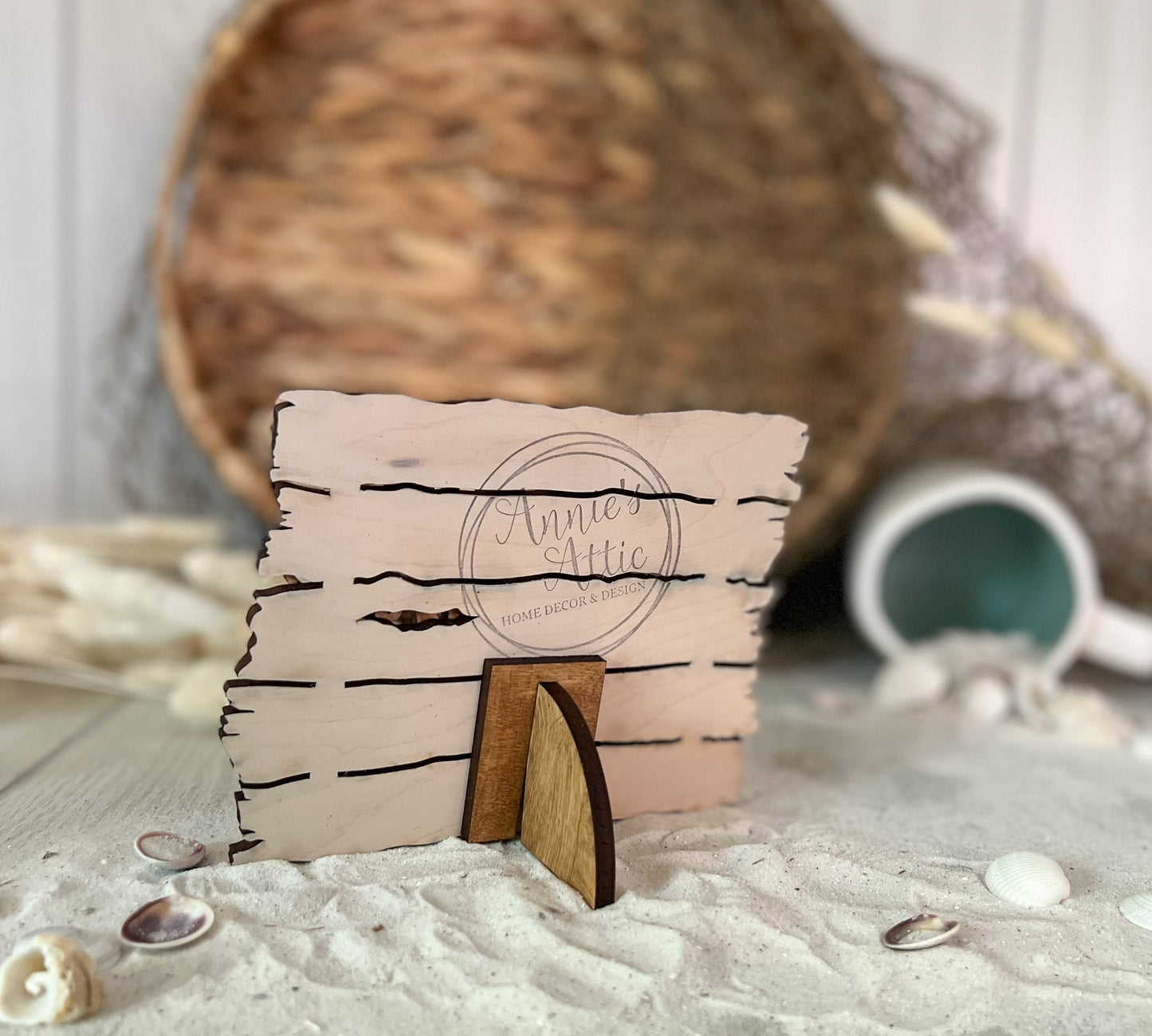 Sand dunes Beach driftwood Wood 3D sign