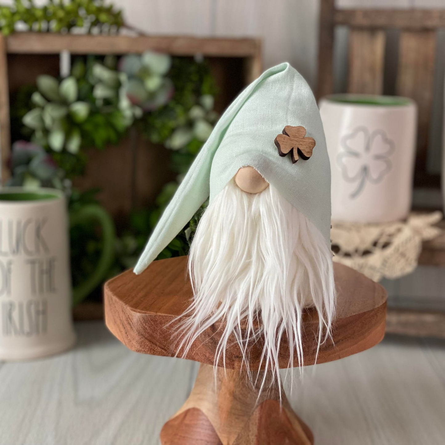 Farmhouse Shamrock Gnome